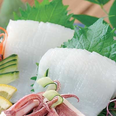 お造り　剣先いか（赤いか）	