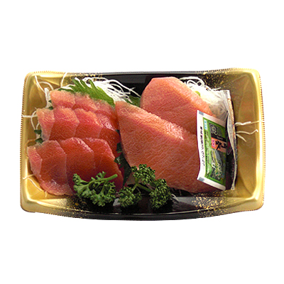 マルタ産他 本まぐろ中とろお造り（養殖・解凍） ６切入・１パック