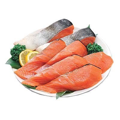 原料原産地名：宮城県 塩銀鮭(切身・甘塩味)　 270g入(3切)・1パック(100gあたり278円(税抜))