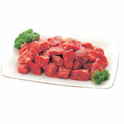 九州産 黒毛和牛ミックスカレー・シチュー用 150g入・1パック(100gあたり398円(税抜))