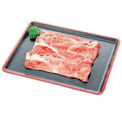 九州産 黒毛和牛肩ロースすき焼き用(解凍) 180g入・1パック(100gあたり880円(税抜))