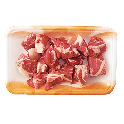 国産豚肉角切・酢豚用 180g入・1パック(100gあたり118円(税抜))