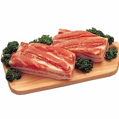 国産豚肉バラかたまり 320g入・1パック(100gあたり228円(税抜))