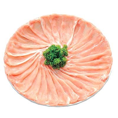 国産豚肉ロースしゃぶしゃぶ用 600g入・1パック(100gあたり178円(税抜))