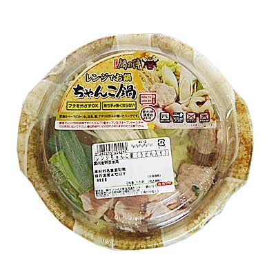 オークワ　鍋の陣　レンジでお鍋　ちゃんこ鍋（うどん入り） １人前・１パック