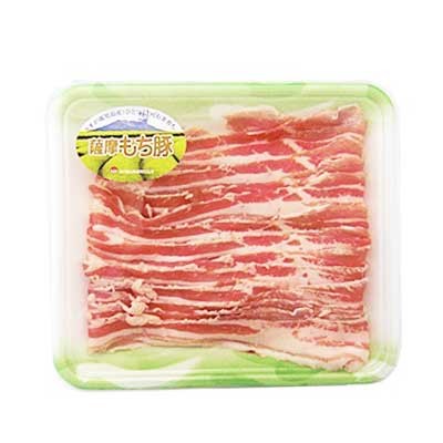 薩摩もち豚バラうすぎり 160g入・1パック(100gあたり251円(税抜))