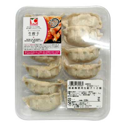  国産豚使用生餃子 １２個入