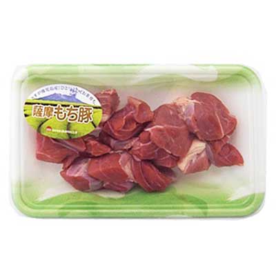 鹿児島県産 薩摩もち豚酢豚・カレー用 200g入・1パック(100gあたり139円(税抜))	