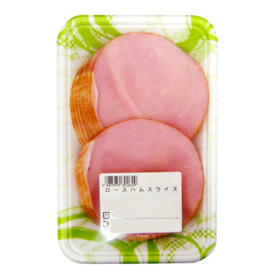 ロースハムスライス 200g入・1パック(100gあたり108円(税抜)))