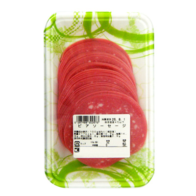 ビアソーセージ 200g入・1パック(100gあたり108円(税抜))	