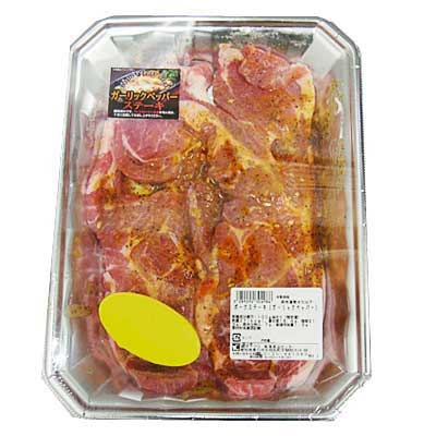 カナダ産豚肉使用 ポークステーキ（ガーリックペッパー） 400g入・1パック(100gあたり178円(税抜))