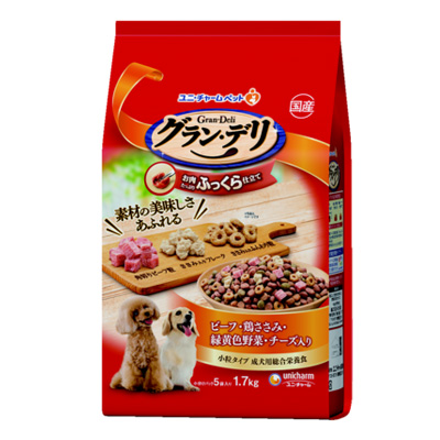 ユニ・チャーム　グラン・デリ　ソフトビーフささみ野菜 １．７ｋｇ