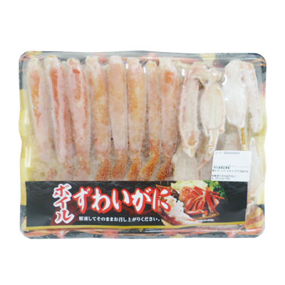 原料原産地名：ロシア ボイルずわいがにハーフポーション＜冷凍＞ ５３０ｇ