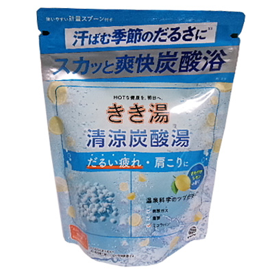バスクリン　きき湯 清涼炭酸湯　さわやかレモンの香り ３６０g