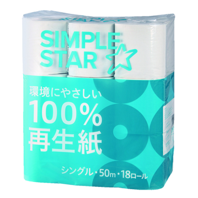 シンプルスター　トイレットペーパー　シングル