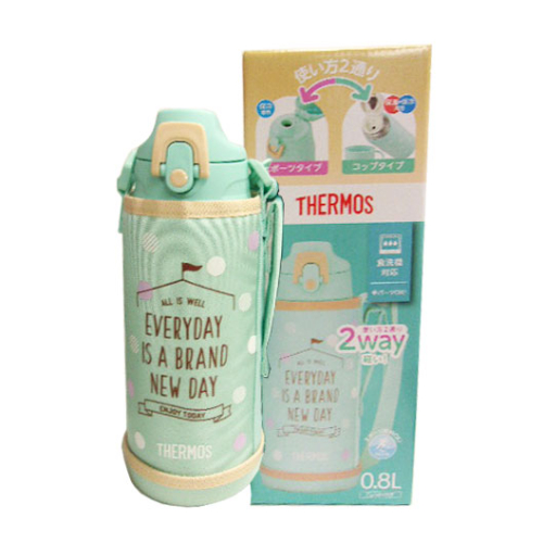 THERMOS　真空断熱　２ウェイボトル　ＦＪＪ８０２（ＭＢＥ：ミントベージュ） ８００ｍｌ