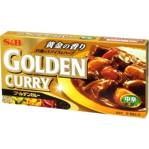 Ｓ＆Ｂ　ゴールデンカレー　中辛