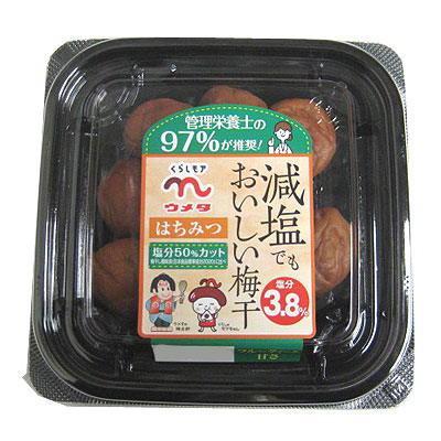 減塩でもおいしい梅干 はちみつ １６０ｇ