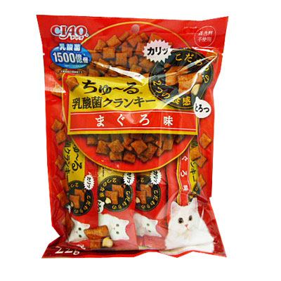 ちゅーる乳酸菌クランキー まぐろ味 ２２ｇ&times;５袋