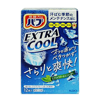 花王　バブ　エクストラクール ミントの香り １２錠入り