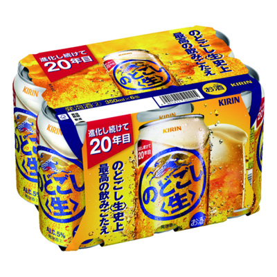 キリン　のどごし生 ３５０ｍｌ×６缶