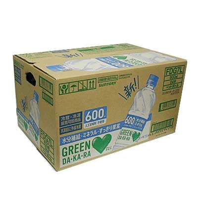 サントリー　グリーンダカラ　ケース ６００ｍｌ&times;２４本