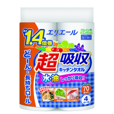 大王製紙　エリエール　超吸収キッチンタオル