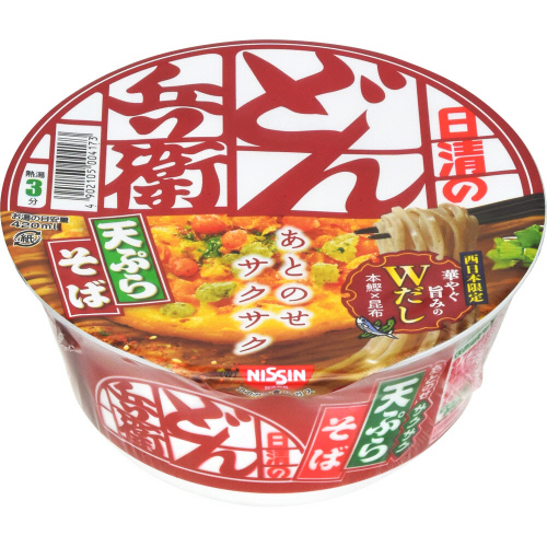 日清　どん兵衛天ぷらそば西