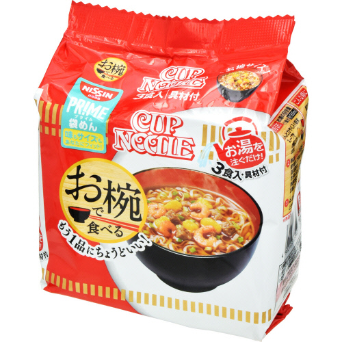 日清食品　お椀で食べるカップヌードル ３食入