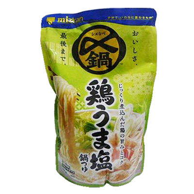 ミツカン 〆まで美味しい 鶏うま塩鍋つゆ ７５０ｇ