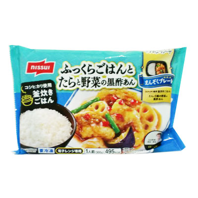 ニッスイ ふっくらごはんとたらと野菜の黒酢あん １人前（３００ｇ）