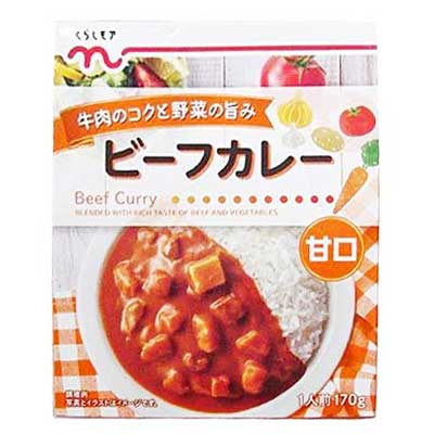 くらしモア　ビーフカレー甘口 １７０ｇ
