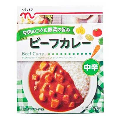 くらしモア　ビーフカレー中辛 １７０ｇ