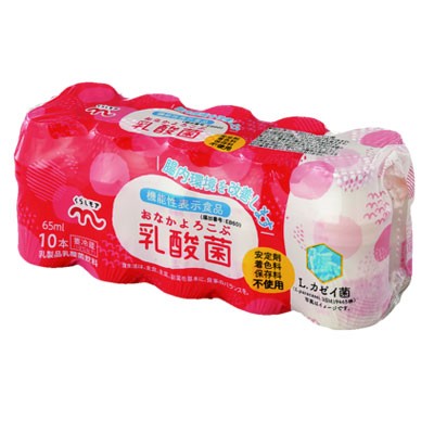 くらしモア　おなかよろこぶ乳酸菌 ６５ｍｌ×１０本