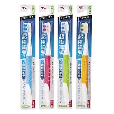くらしモア　超極細毛ハブラシコンパクト　かため １本