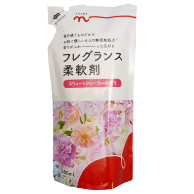 くらしモア柔軟剤フローラル替え ４８０ｍｌ