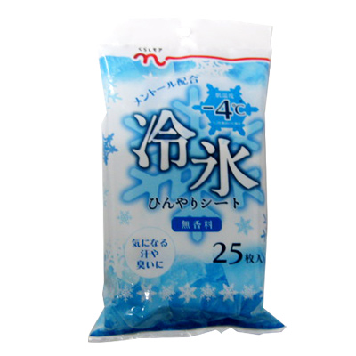くらしモア　冷氷ひんやりシート　無香料 ２５枚入