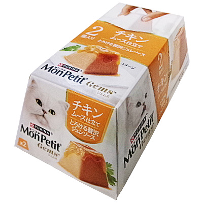 モンプチ　ジェムズ　チキンムース仕立て ５７ｇ&times;２個入