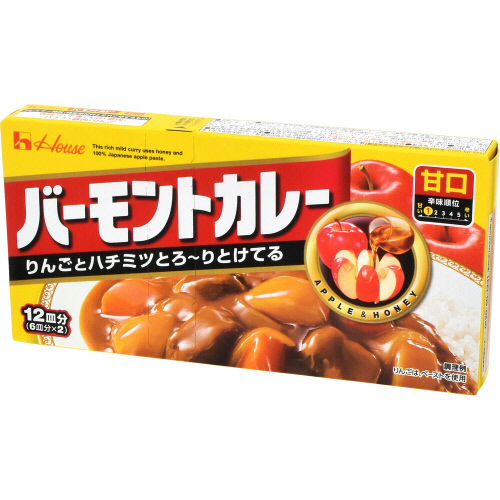 ハウス　バーモントカレー　甘口 ２３０ｇ