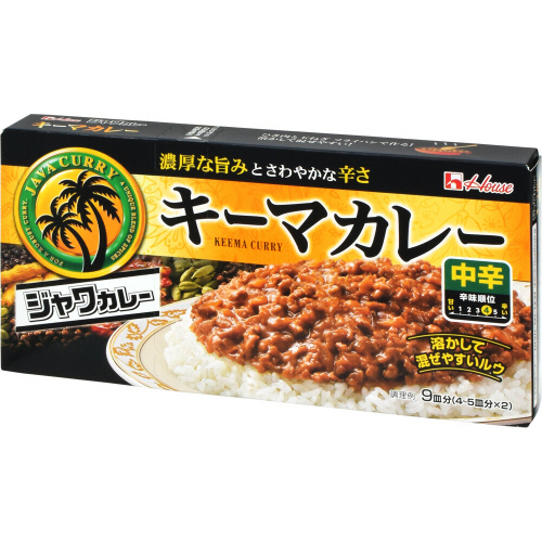 ハウス　ジャワカレーキーマカレー　中辛 １７６ｇ