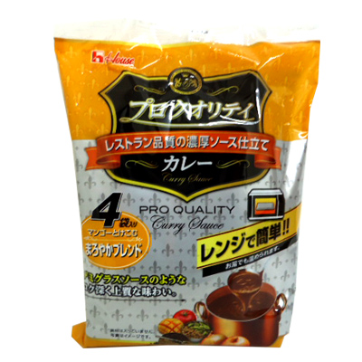 ハウス　プロクオリティカレーまろやか 4袋入