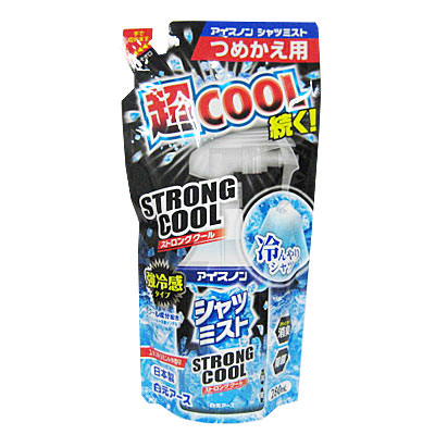 白元アース　アイスノン シャツミスト　ＳＴＲＯＮＧ ＣＯＯＬ　詰替 ２８０ｍＬ