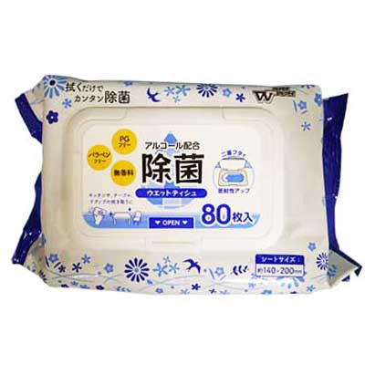 やなぎ ＰＦ除菌ウエットティッシュフタ付