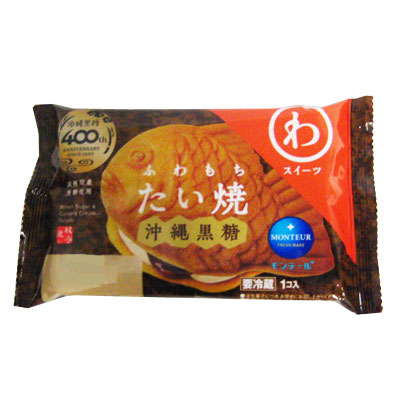 モンテール　ふわもちたい焼沖縄黒糖