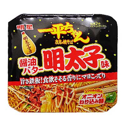明星　一平ちゃん夜店の焼そばバター明太子味 １個