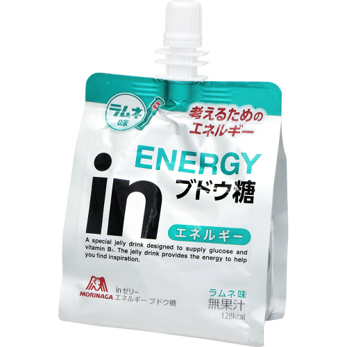 森永製菓　インゼリー　エネルギーブドウ糖　ラムネ味 １８０ｇ