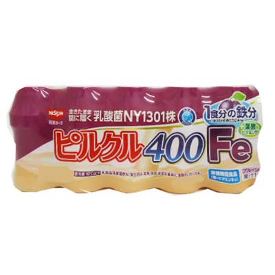 日清ヨーク ピルクル４００ 鉄分 ６５ｍｌ&times;１０