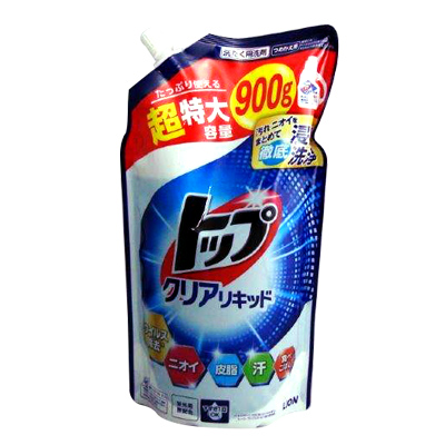 ライオン　トップクリアリキッド　詰替　超特大 ９００ｇ