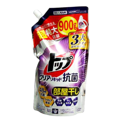 ライオン　トップクリアリキッド抗菌　詰替　超特大 ９００ｇ
