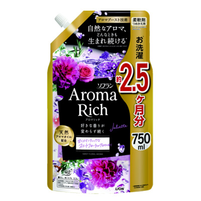 ライオン　ソフランアロマリッチ　ジュリエット　詰替 ７５０ｍｌ